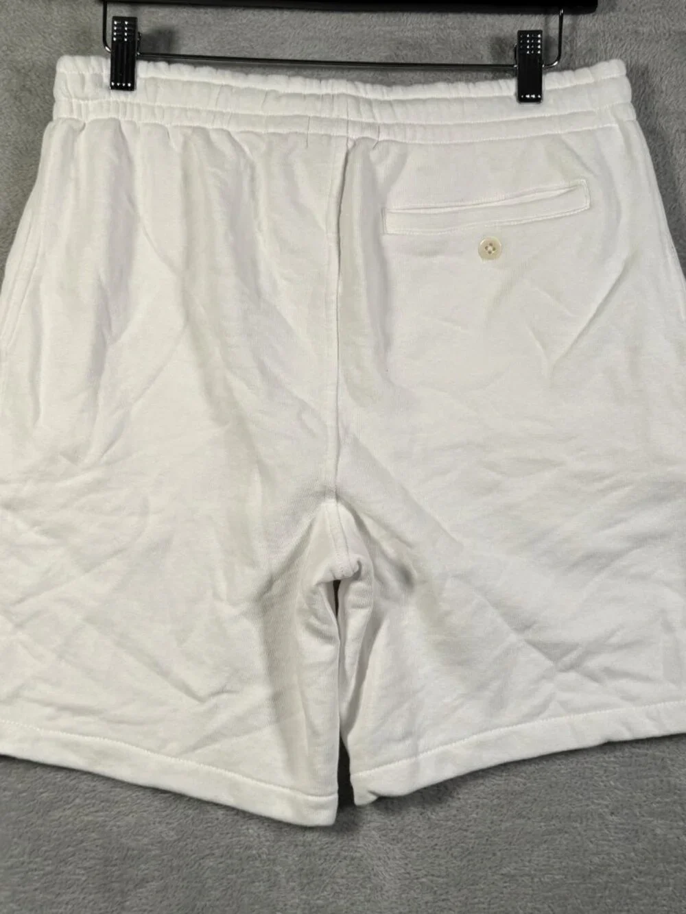 Polo Ralph Lauren Sweat Shorts Mens S White Pony Logo Terry Athletic $110